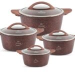 طقم حلل لايف اسمايل يد خشبي