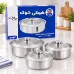 طقم صينيه فرن بالغطاء Healthy cook الدهان