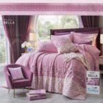 طقم سرير تركي موديل بيلا (Bella Model)