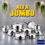 ⁦طقم حلل استانلس ستيل كوركماز 15 قطعه⁩ - الصورة ⁦3⁩